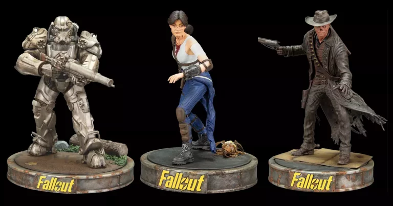 Dark Horse unveils Fallout TV series collectible statues for Lucy, Maximus and The Ghoul
