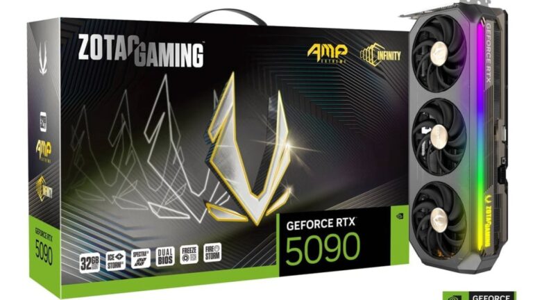 Zotac Puts Nvidia GeForce RTX 5090 Draw at 600W for Top Card